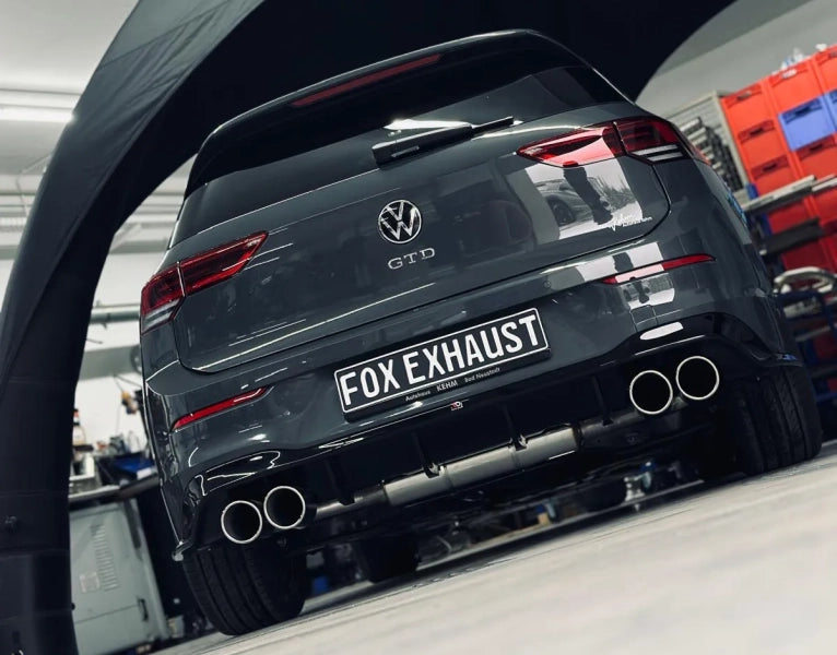 VW Golf 8 Gtd - Fox Duplex Performance Auspuff Anlage